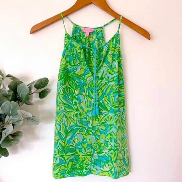 ❌❌SOLD❌❌Lilly Pulitzer silk tank - Picture 1 of 4